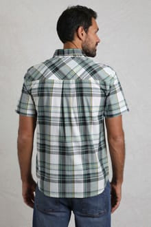 Weird Fish Judd Organic Cotton Short Sleeve Check Shirt 19807